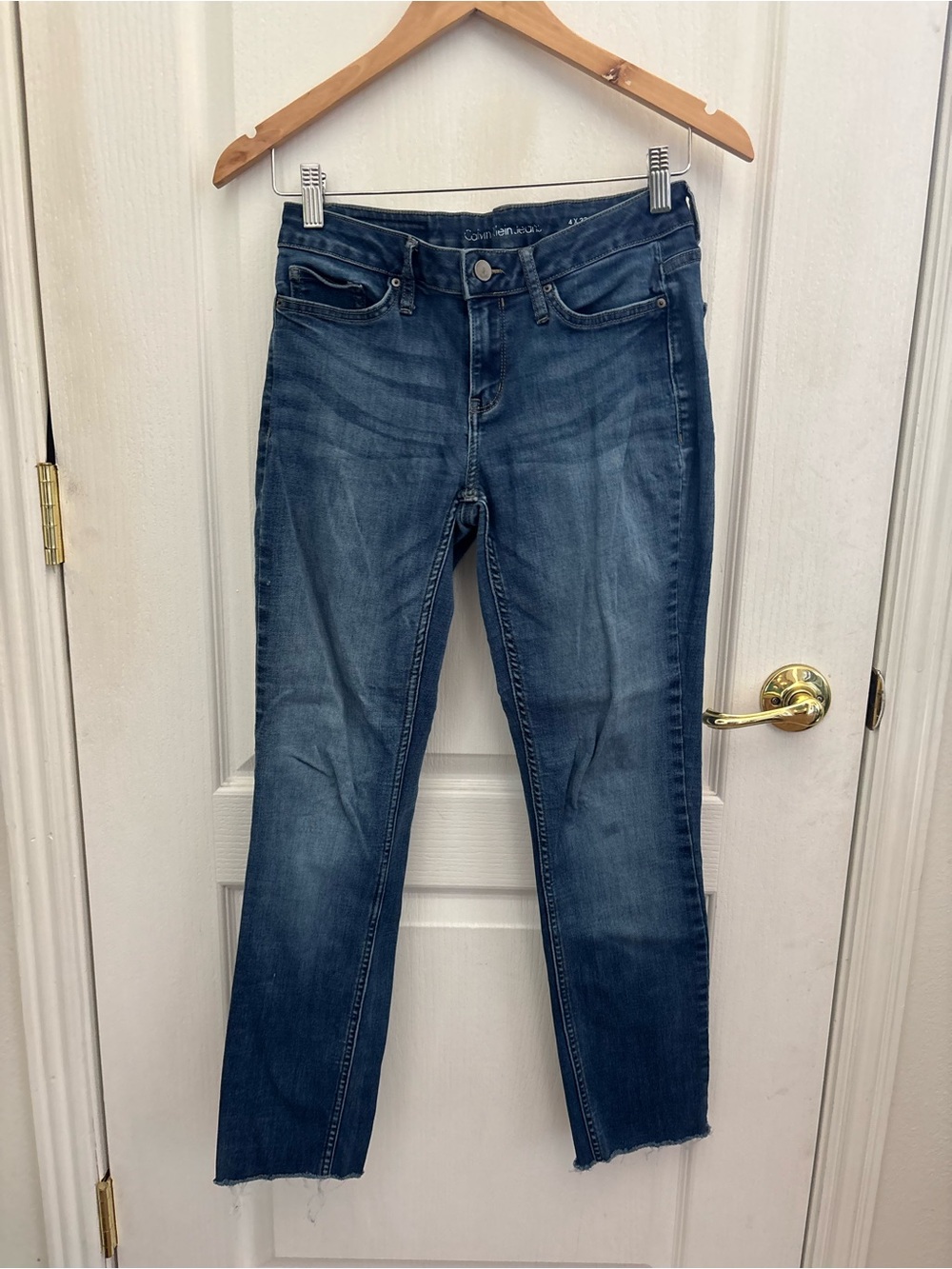 Calvin Klein Dark Blue Women's Straight Jeans